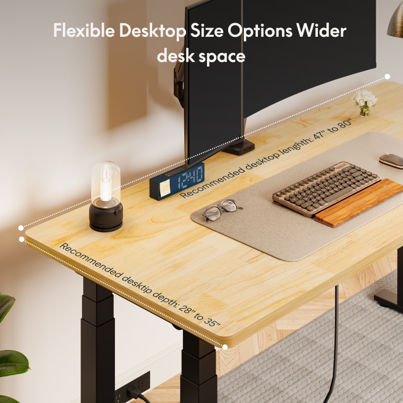 E7 Plus Four Leg Standing Desk | Flexispot